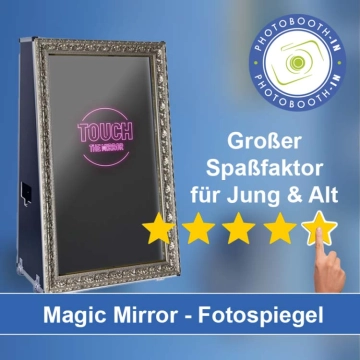 In Bad Kissingen einen Magic Mirror Fotospiegel mieten