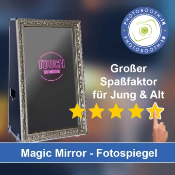 In Burg Stargard einen Magic Mirror Fotospiegel mieten
