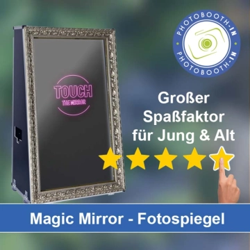 In Erkelenz einen Magic Mirror Fotospiegel mieten