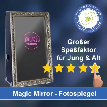 In Höchberg einen Magic Mirror Fotospiegel mieten