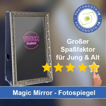 In Immenstaad am Bodensee einen Magic Mirror Fotospiegel mieten