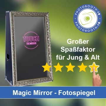 In Lohsa einen Magic Mirror Fotospiegel mieten