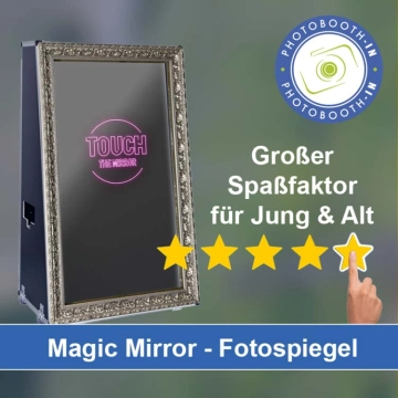 In Lollar einen Magic Mirror Fotospiegel mieten