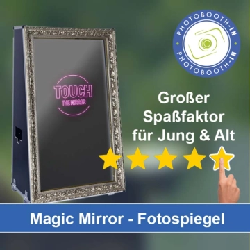 In Rheinstetten einen Magic Mirror Fotospiegel mieten