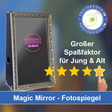 In Simbach einen Magic Mirror Fotospiegel mieten