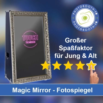 In Tüßling einen Magic Mirror Fotospiegel mieten