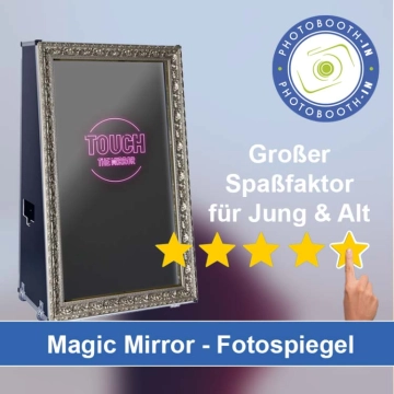 In Weitramsdorf einen Magic Mirror Fotospiegel mieten